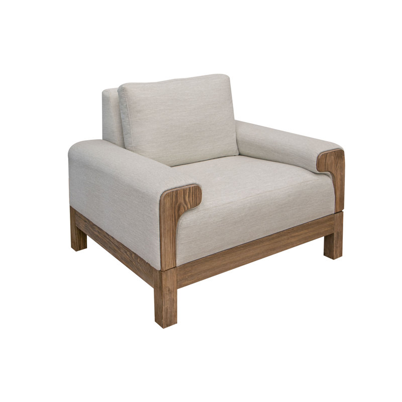 Fauteuil Sedona, White Polyester