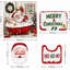 Ensemble de rideau de douche Christmas, rideau de douche Holiday Decor avec crochets