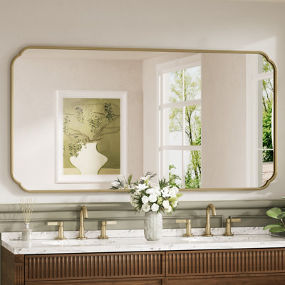Miroir de salle de bain mural avec miroir trempé