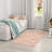 Tapis d'intérieur rose multicolore Arranjeet-107264555