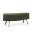 Ottoman Oval Storage Bench, Rubber Wood Legs-1328547702