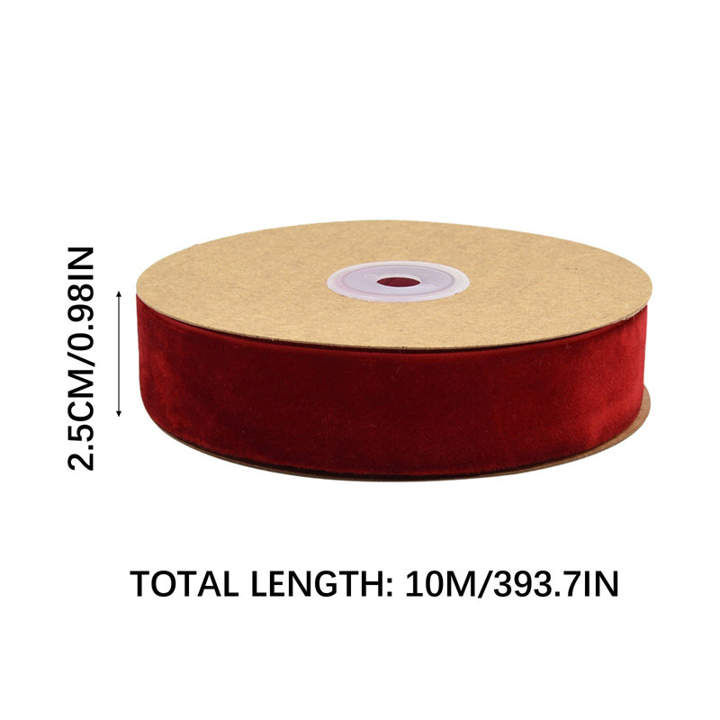Ruban de velours de 0,5 cm
