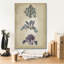 "Epic Graffiti" Vintage Flowers Blue "par Art Licensing Studio, art mural sur toile-109175494