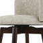 Tabouret de bar rotatif 26 po - Cuir-1069833288