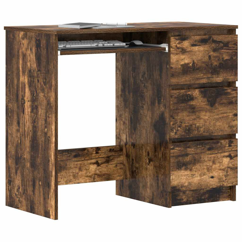 Raeburn Writing Desk, Smoked Oak