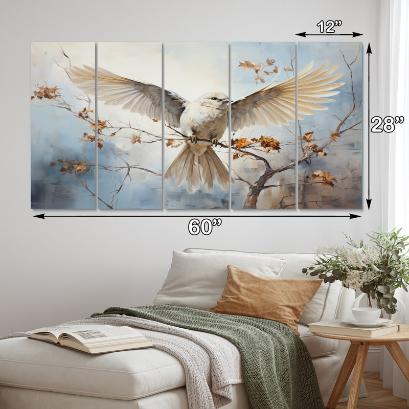 Feathered Elegance III Animals Wall Decor