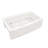 Farmhouse Sink Workstation - 33 Inch White Ceramic Single Bowl Farm Kitchen Sink