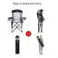 Black Oversized Comfort Heavy-Duty Camping Chair with Cup Holders & Side Pocket-40631965