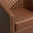 Oscar 29" Wide Tufted Faux Leather Barrel Small Swivel Chair-1427446996