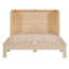 Lit escamotable double avec tiroir et ensemble de prises et ports USB, conception moderne