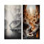 Ensemble d'aires de salon murales grises surréelles grises - surréalisme gris-1420496532-1420496537
