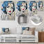 Portrait de femme, art mural en métal-1991937935