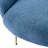 Gudbrand Velvet Barrel Chair with Ottoman-1930883030