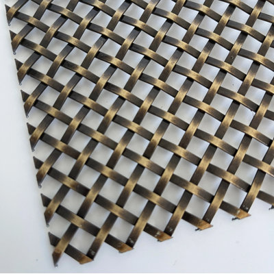 Wire Mesh Antique Brass Architectural Woven Furniture and Creative Grille Mesh