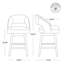 Tabouret de comptoir pivotant rembourré de 26 po avec pieds en bois massif Neta (ensemble de 2)-120429762