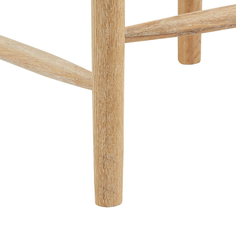 Oslo Stool with Solid Wood Frame