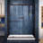 Infinity-Z 60" W x 74.75" H Framed Sliding Shower Kit-2092232388-2092232385