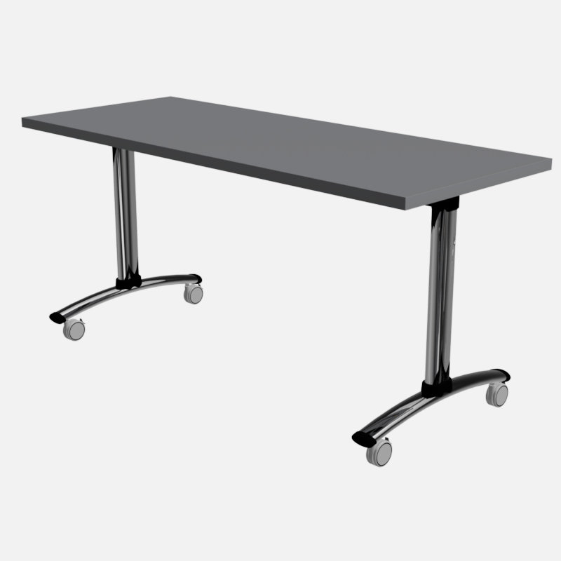 Table de formation Bercut Ultra Flip, Gris Shaker, H 29 po x l 60 po x P 30 po