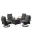 Timothe Outdoor 6 - Piece Conversation Set-944374335