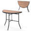 90cm Half Moon Banquet Table