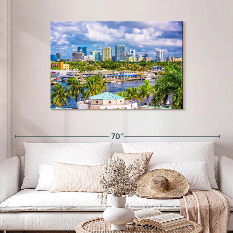 Skyline de Kavia Fort Lauderdale, H 30 po x l 45 po