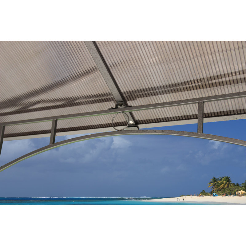 Graves 2.4m x 1.5m Metal Grill Gazebo