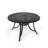 Lumet Round Outdoor Dining Table With Umbrella Hole , 48'' in. W 48'' in. D