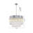 8-Light Chrome Chandelier With Clear Crystals-1883248428