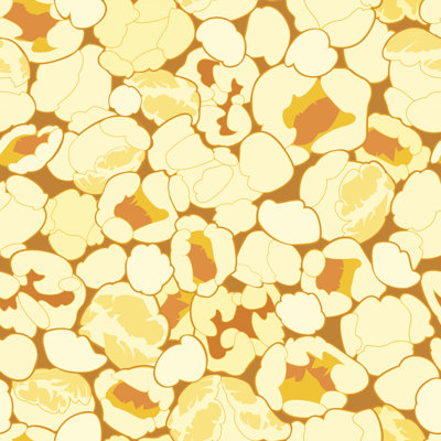 Popcorn Seamless Pattern - Wrapped Canvas Print