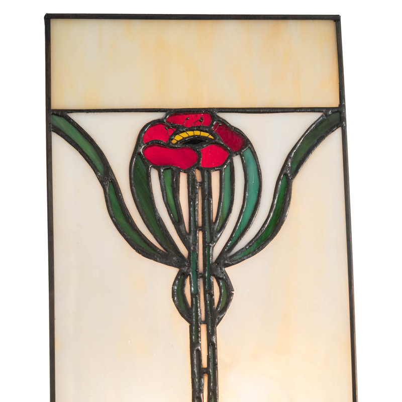 6" Wide X 12" High Poppy Window