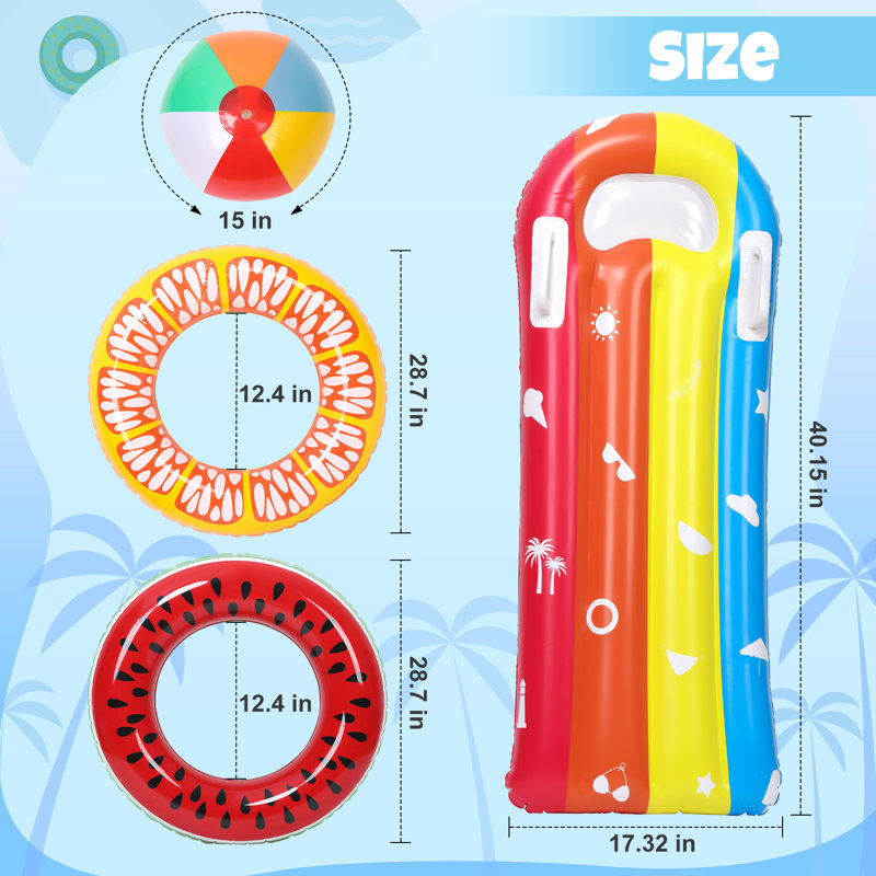 Jeux gonflables de sport et de carnaval 21 po x 8 po