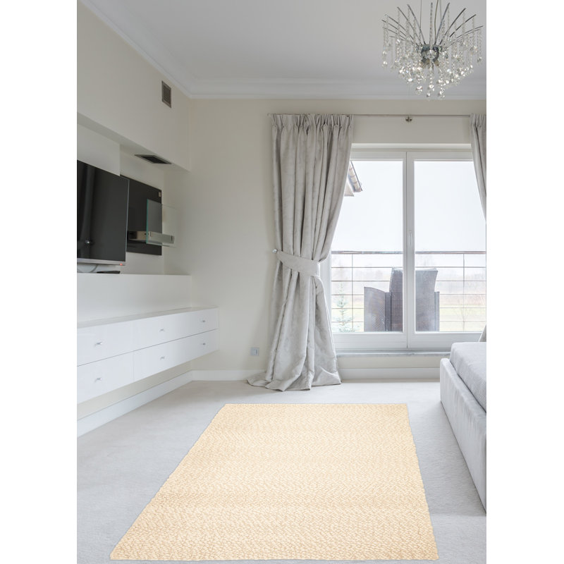 Tapis rectangulaire nouvel âge en laine 5 pi 3 po x 7 pi 7 po Iagulli