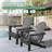 Set Of 2 Adirondack Chairs, Folding Outdoor Chairs With Cup Holder-1648200269