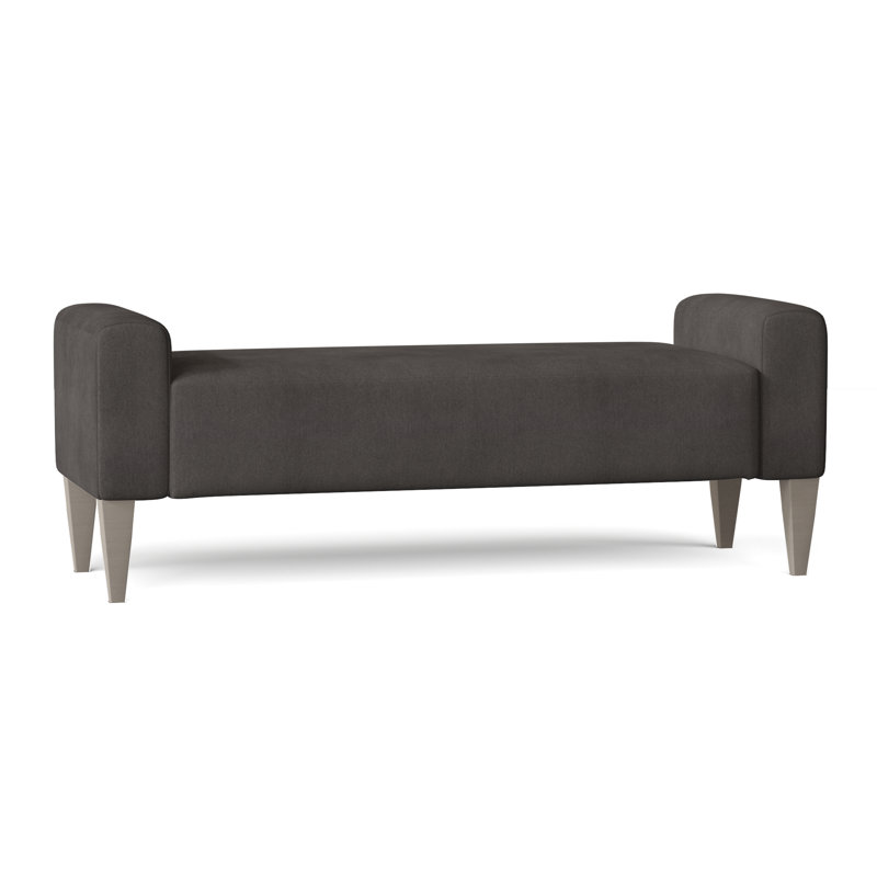 Sudbury Upholstered Bench, Antique Gold, Taupe Velvet 1667-012