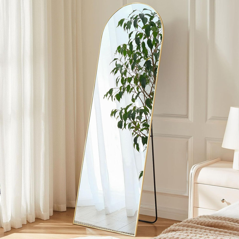 Floor Mirror, Gold