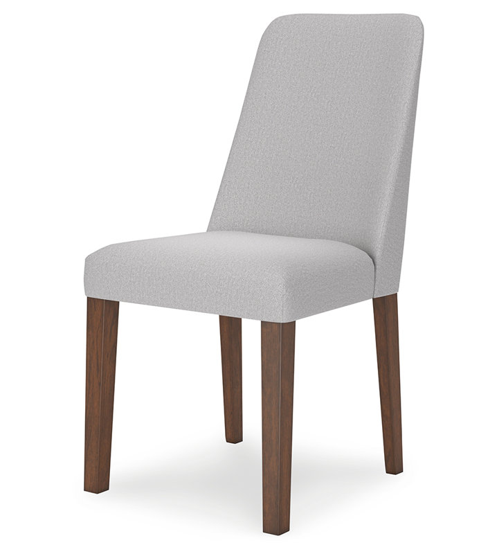 Rhanda Upholstered Side Chair, Gray