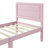Platform Bed, Twin Bed Frame With Headboard-912065391