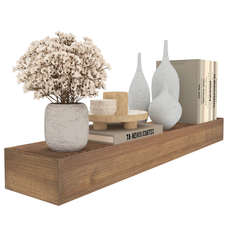 Garym Solid Wood Floating Shelf