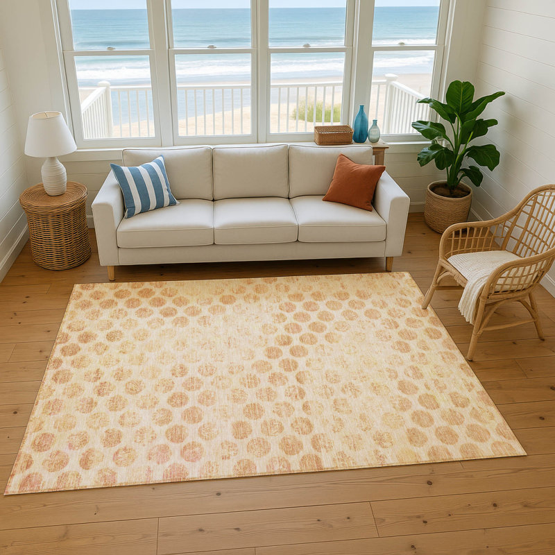 Premium Machine Washable Marasco AMF1642 Geometric Rug, Rectangle 10' x 14'