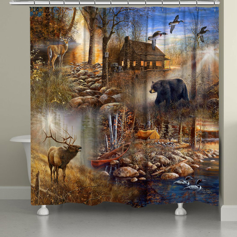 Stalder Shower Curtain, 71" H x 74" W