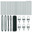 Vidaxl Hexagon Fence Steel-114622287-114622290