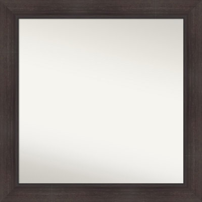 Sloped Non-Beveled Framed Wall Mirror