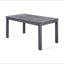 Table de salle à manger d'extérieur extensible en bois d'acacia, gris foncé-1354668669