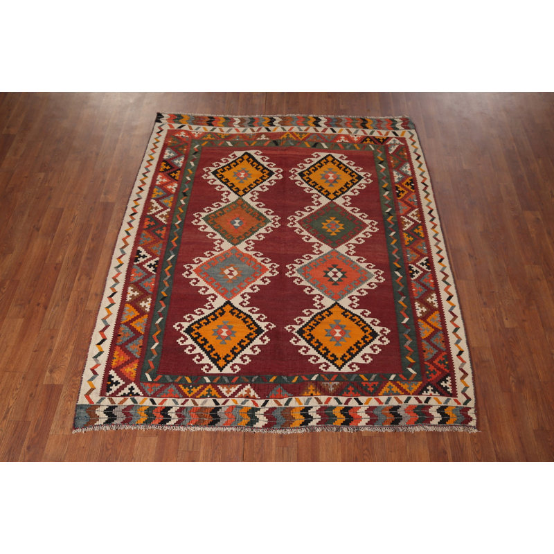 Vegetable Dye Kilim   Rug 5x6