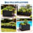 70"x20" Extra Long Rectangular Metal Planter with Rounded Corners, Commercial-Grade Heavy Duty Steel Raised Garden Bed, Open Base & Snap-On Assembly for Patio, Balcony & Landscaping-1785433459