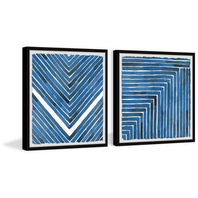 " Seamless Geometric Pattern " 2 - Pieces Painting Print