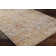 Abstract Machine Woven Polyester Area Rug in Rust