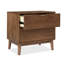 Table de chevet 2 tiroirs avec base en bois massif-1593364165