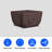 Heavy Duty Multipurpose Outdoor Square Fire Pit Cover, Durable & UV Resistant Patio Waterproof Cover in Multiple Sizes Suitable For LAUREAN AEGEAN  Belle-104380443-104380446