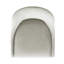 Chaise d'appoint rembourrée avec dossier demi-tonneau Shaly-124127142